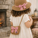 Bolsa Infantil e Chapéu de Palha
