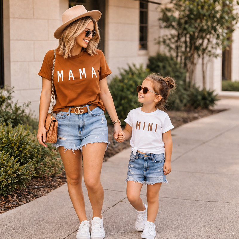 Kit Tanto de Mim em Você - Camisetas Mãe e Filha