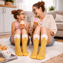 Kit Amor & (Com)Passo - Meias Mãe e Filha em Algodão