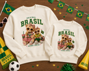 Kit Le Pink Mom & Mini Brasil Collection™ - Moletons Mãe & Filha - Estampas exclusivas