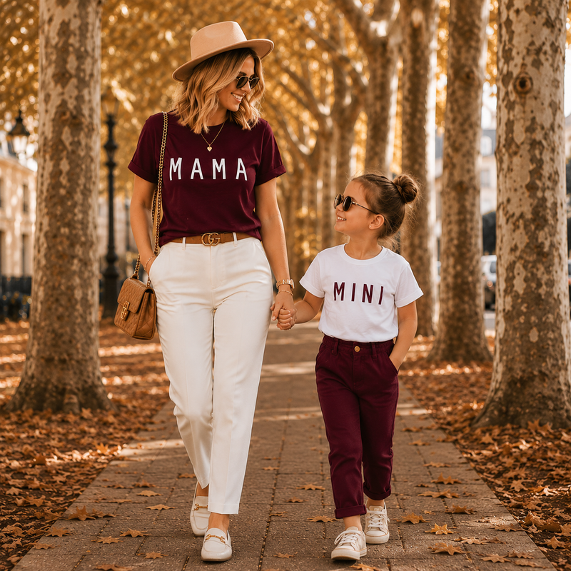 Kit Tanto de Mim em Você - Camisetas Mãe e Filha