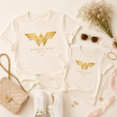 Kit T-Shirts Mãe & Filha "Wonder Mom, Wonder Mini"