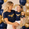 Kit T-Shirts Mãe & Filha "Wonder Mom, Wonder Mini"