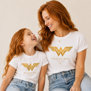 Kit T-Shirts Mãe & Filha "Wonder Mom, Wonder Mini"