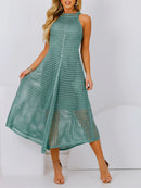 Vestido Midi Tricô Elegante