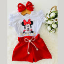 Conjunto Minnie Lover - Saia e Blusa